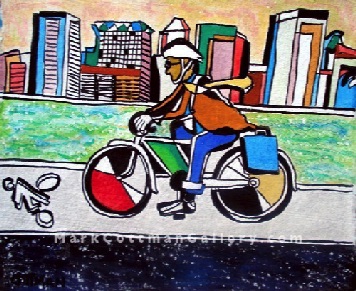 Zero Emission 
Commuter (Male)
12 x 9
watercolor